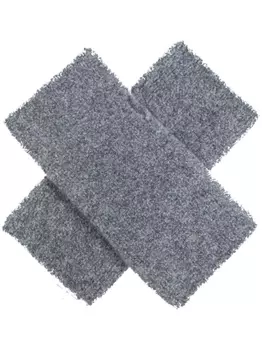 Lisa Yang перчатки без пальцев, серый