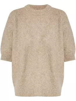 Lisa Yang топ из кашемира Ninni букле, нейтральный цвет