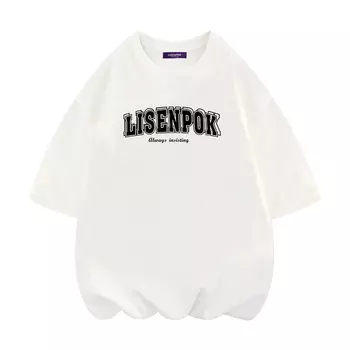 LISENPOK Футболка унисекс, Белый