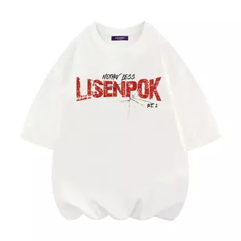 LISENPOK Футболка унисекс, Светло-синий