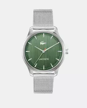 Лиссабон 2011374 стальные мужские часы Lacoste, серебрянный