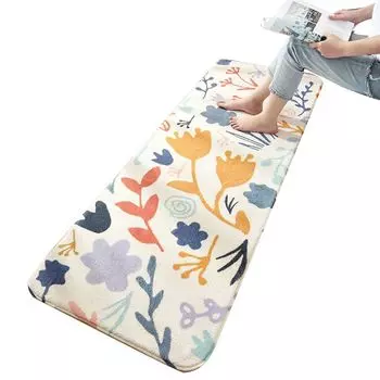 Листья с буквенным принтом, толстые мягкие ковры, коврики, ковровая подушка, украшение для спальни-8, размеры: 40 x 120 см Stuttg, мультиколор