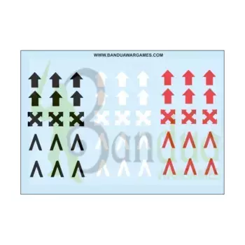 Лист с наклейками на технику Легионов, Decal Sheets (Bandua Wargames)