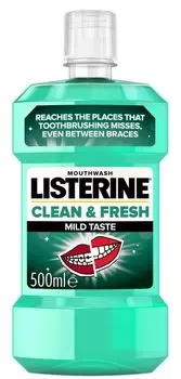 Listerine Clean & Fresh жидкость для полоскания рта, 500 ml