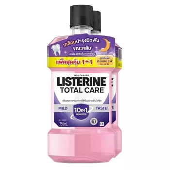 Listerine Ополаскиватель для рта Total Care Zero Alcohol 750 мл. Двойной пакет, Purple