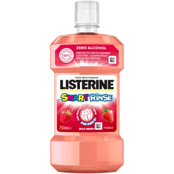 Listerine Smart Rinse ополаскиватель фруктовый, 250 мл