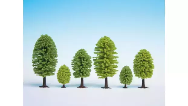 Лиственные деревья, 25 шт, 5 9 см h0ch Noch