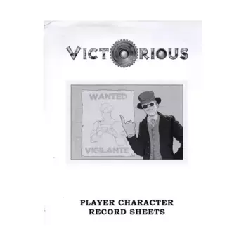 Листы записей персонажей игроков, Victorious - Core & Assorted (Troll Lord Games)