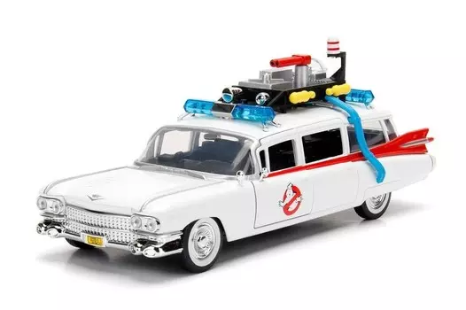 Литая под давлением модель автомобиля Cadillac Ecto-1 1959 года, Охотники за привидениями, 1/24 Jada
