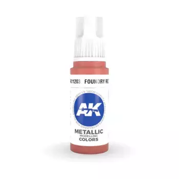 Литейный красный (17 мл), 3rd Gen Acrylic - Metallics