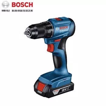 Литиевая аккумуляторная дрель-шуруповерт Bosch, 18 В, ручная дрель, отвертка GSR 185-LI 1B, одинарная электрическая версия