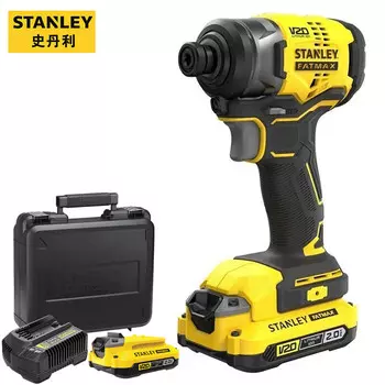 Дрель электрическая Stanley SBI810D2K-A9 + два аккумулятора 2.0Ah, зарядное устройство