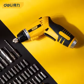 Литиевая электрическая отвертка Deli Deli, маленькая аккумуляторная отвертка с прямым и обратным ходом 3,6 В.
