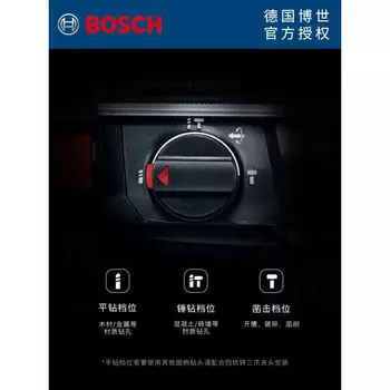 Литиевая ударная дрель Bosch Аккумуляторный молоток Аккумуляторный многофункциональный электроинструмент GBH180 Ручной