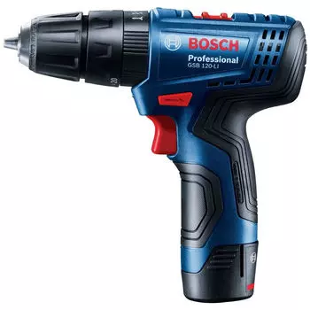 Литиевая ударная дрель Bosch, бытовая аккумуляторная дрель, отвертка GSB120-LI, профессиональный электроинструмент