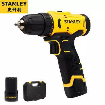 Дрель аккумуляторная Stanley SCH10D2K-A9 + аккумулятор, зарядное устройство