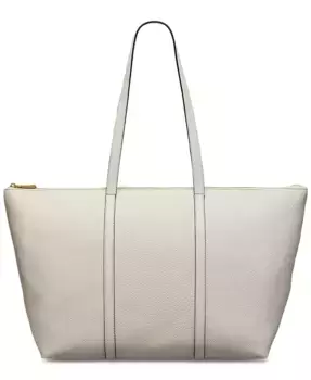 Литровая сумка-шоппер Lynton Close Extra Large с кожаной застежкой-молнией Radley London, белый