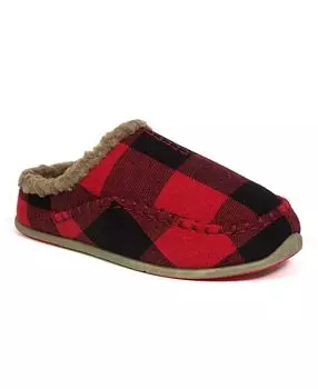 Little and Big Boys Slipperooz Lil Nordic S.U.P.R.O. Домашние и уличные сабо с носком и мягкой подкладкой DEER STAGS