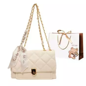 Little Bear Attachment/ERANGBEAR Женская сумка через плечо, Черный