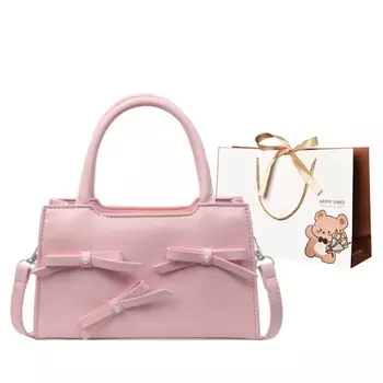 Little Bear Attachment/ERANGBEAR Женская сумка через плечо, Розовый