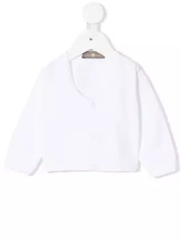 Little Bear кардиган с U-образным вырезом, белый
