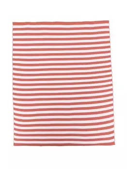 Little Bear полосатое одеяло, белый