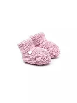 Little Bear вязаные слиперы, розовый