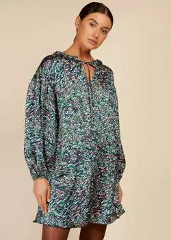 Little Mistress Мини-платье с разноцветным принтом, мультиколор