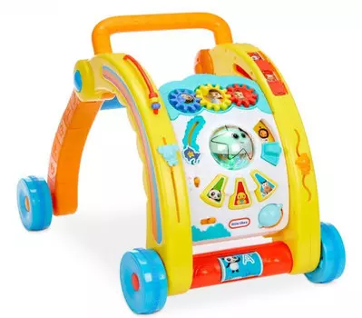 Little Tikes, Baby Bum, интерактивные ходунки 3 в 1, желтый