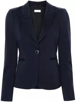 LIU JO блейзер с логотипом, синий