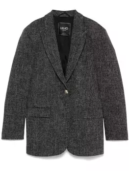 LIU JO блейзер с заостренными лацканами, черный