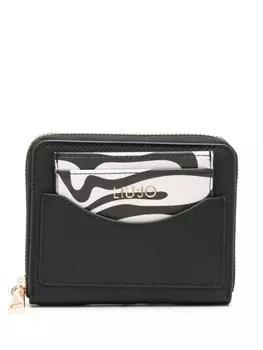LIU JO бумажник с логотипом, черный