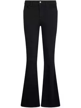 LIU JO Черные расклешенные джинсы, черный