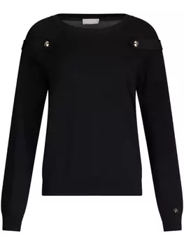 LIU JO Джемпер с пуговицами, черный