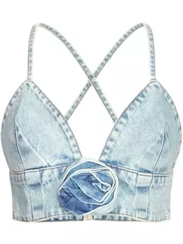 LIU JO Джинсовый топ, синий