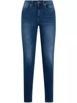 LIU JO джинсы скинни с завышенной талией, синий