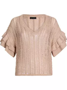 LIU JO футболка тонкой вязки, нейтральный