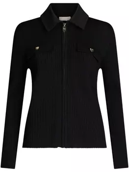 LIU JO Кардиган с застежкой-молнией, черный