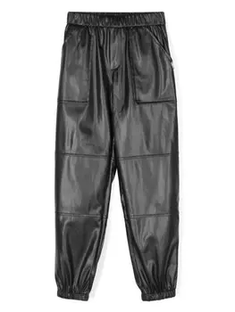 Liu Jo Kids брюки с резинкой на поясе, черный