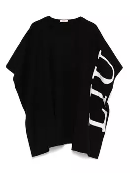 Liu Jo Kids пальто с логотипом, черный