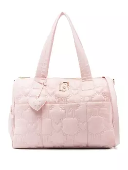 Liu Jo Kids пеленальная сумка с вышитым логотипом, розовый