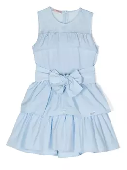 Liu Jo Kids платье с оборками, синий