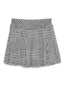 Liu Jo Kids юбка в ломаную клетку, черный