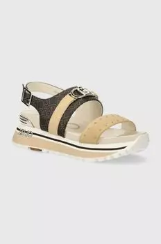 LIU JO MAXI WONDER SANDAL 27 босоножки Liu Jo, коричневый
