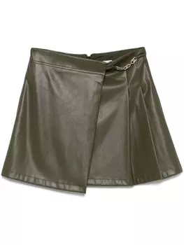 LIU JO мини-юбка с покрытием, зеленый