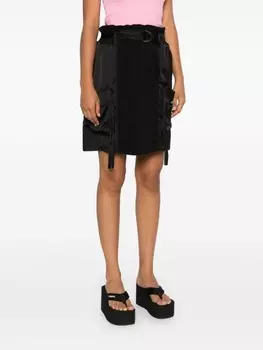 LIU JO мини-юбка с поясом, черный