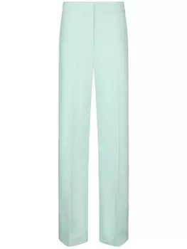 LIU JO Мятно-зеленые брюки с разрезом, зеленый