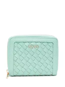 LIU JO плетеный бумажник, зеленый