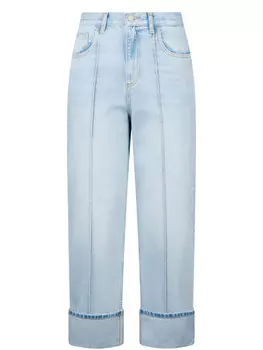 LIU JO Прямые укороченные джинсы, синий