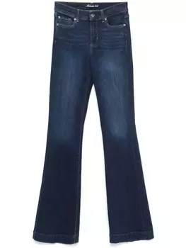 LIU JO расклешенные джинсы с завышенной талией, синий